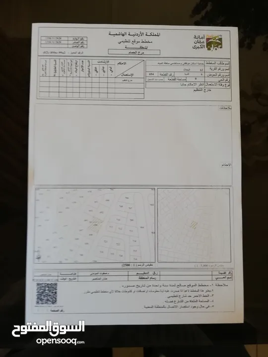 ارض للبيع في البيادر ابو السوس