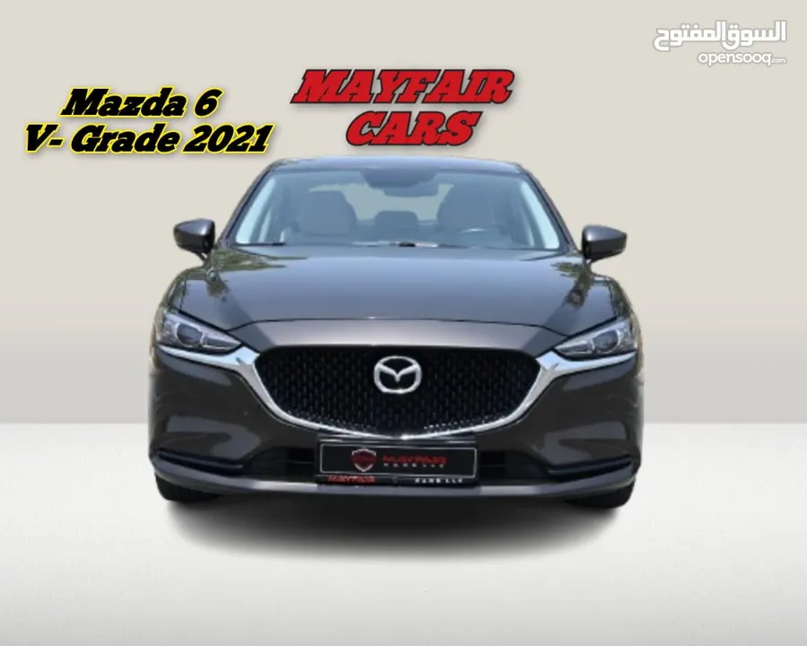 0% DP - ORIGINAL PAINT - MAZDA 6 2.5TC 2021 V-GRADE - FIRST OWNER - MINT CONDITION - GCC