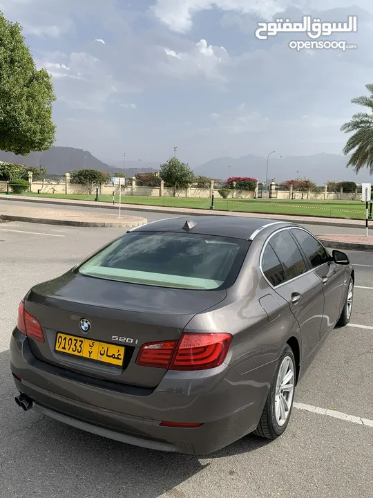BMW 520 ! موديل 2012 خليجي وكاله عمان  الممشى: 260 قابل لزياده  سياره نظيفه و خاليه من العيوب