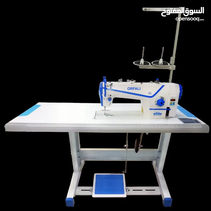 ماكينة خياطة ترزة صناعي مع طاولة و ستاند ORFALI