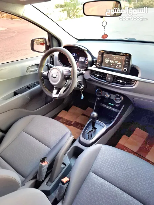 كيا مورنينج 2020 عداد قليل 39 ألف كيلو دهان الشركة ولا غرام