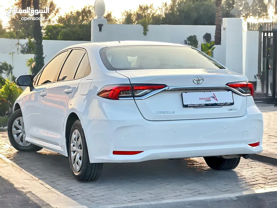 AED 880 PM  TOYOTA COROLLA XLI 1.6 2021  LOW MILEAGE  0% DOWNPAYMENT