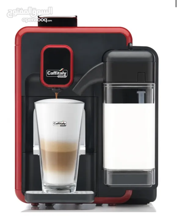 Caffitaly Bianca coffee machine red colourcapsule.