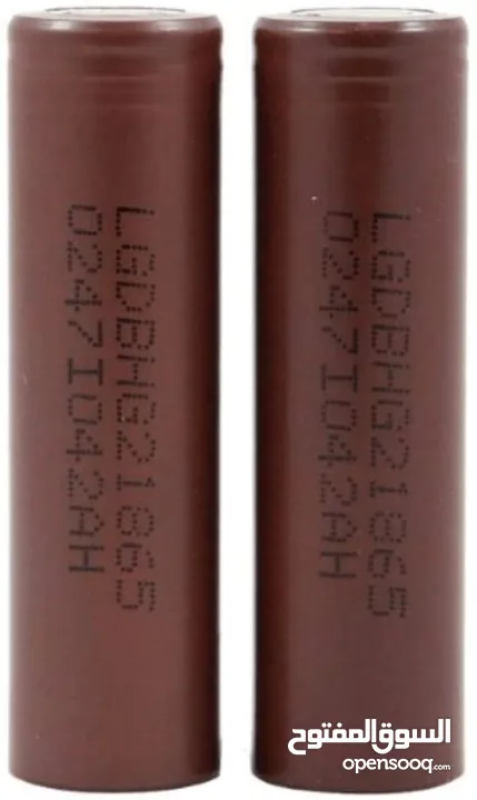 بطاريات LG اصلي ليثيوم18650  LG HG2 3.7V 3000mAh 20A Discharge Li-ion Battery