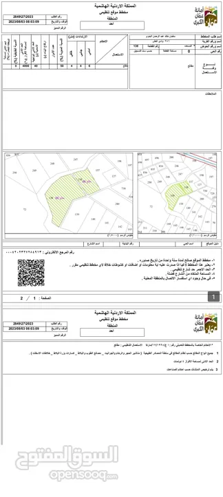 قطعه ارض على شارع المية للبيع