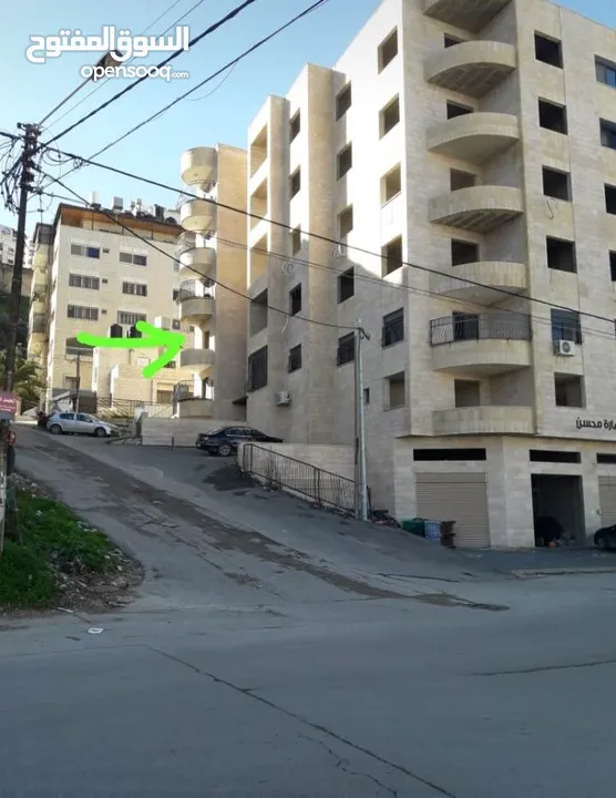 شقة طابو للبيع كاش فقط ، مشطبة جاهزة للسكن نابلس قرب الجامعة القديمة في المخفية الشارع الرئيسي