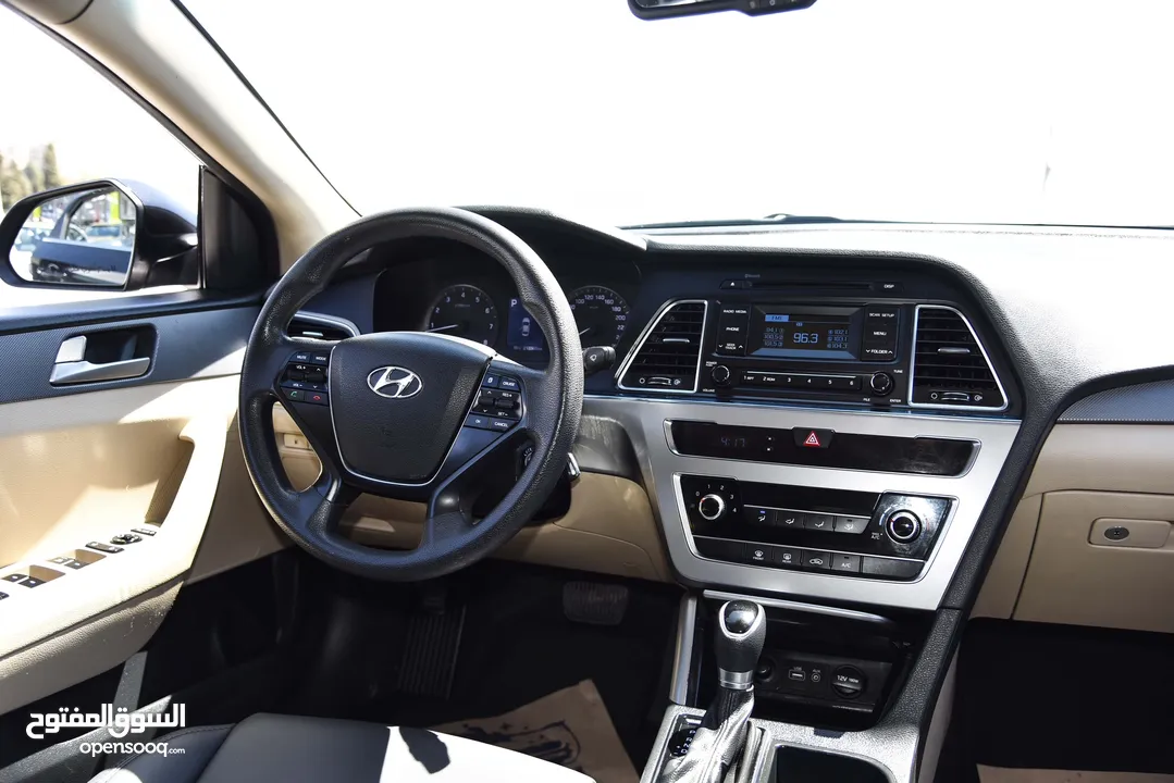 عرض لمدة اسبوع هونداي سوناتا بنزين بحالة الوكالة Hyundai Sonata 2018