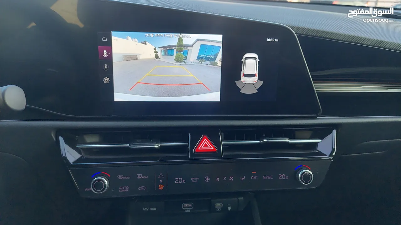 كيا نيرو هايبرد كامل الإضافات بدون فتحه سقف 2023 .