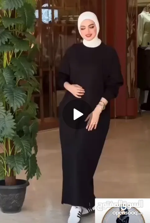 بيسك ستاتي من أجمل الخامات الروز كريب  مقاس 1.2.3 لوزن 100 سكني كحلي خمري اسود  فري