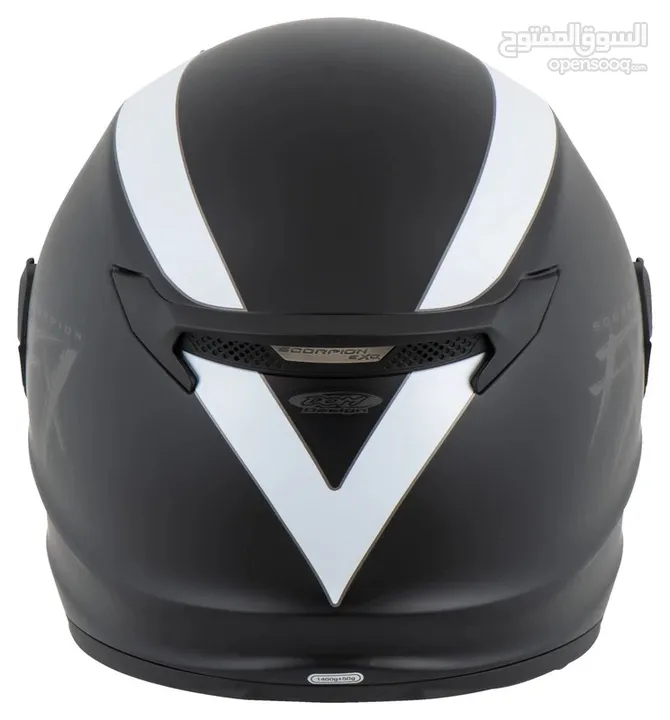 خوذة Scorpion Covert FX Gallus اصلية جديدة بكرتونتها مع كامل اغراضها مقاس X-Large