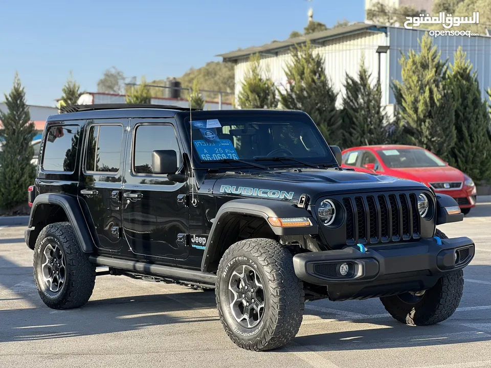 Jeeb rubicon hybrid جيب روبيكون هايبرد  فل اضافات  Plug in hybrid