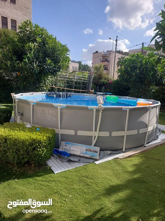 اكبر عرض وتحطيم للاسعار على مسبح انتكس INTEX SWIMMING Pool  بققطر 610سم وعمق رهيب 132سم