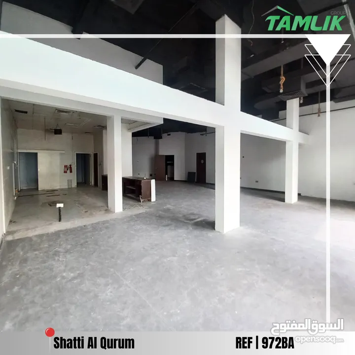 Nice Shop for Rent in Shatti Al Qurum  REF 972BA