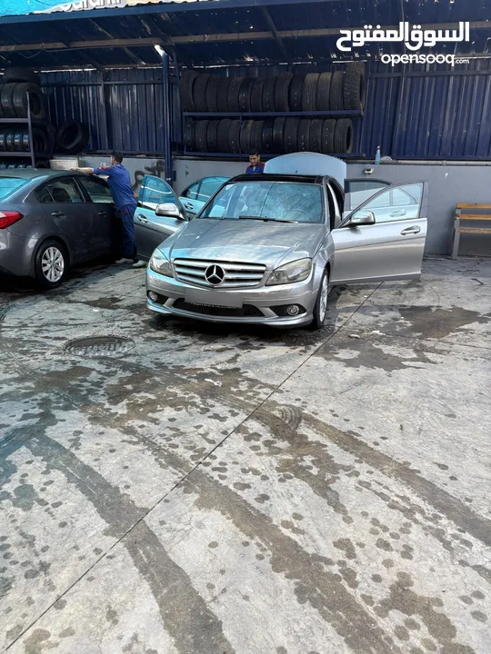 مرسيدس C200 2008 Avantgarde AMG kit فل كامل بانوراما فحص كامل