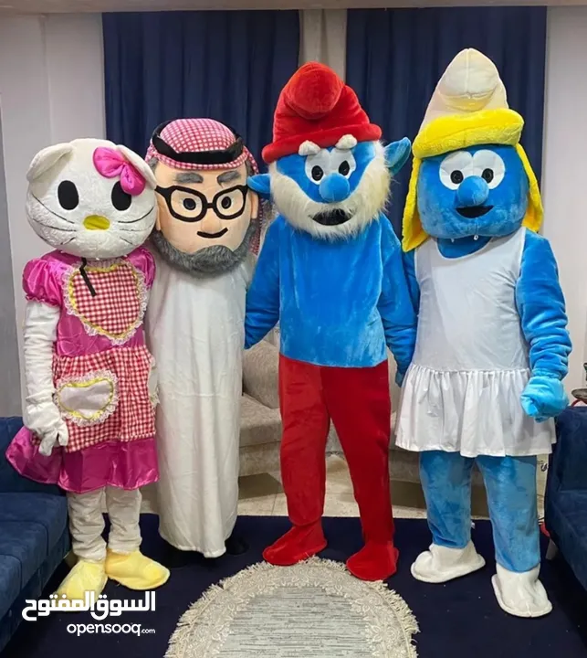 مختصون بلباس الشخصيات الكرتونية للحفلات و الافتتاحات