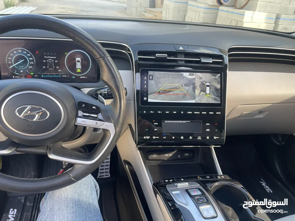 هونداي توسان  هايبرد2023فل الفل عداد 34الف ترخيص تامين شامل 30/7
