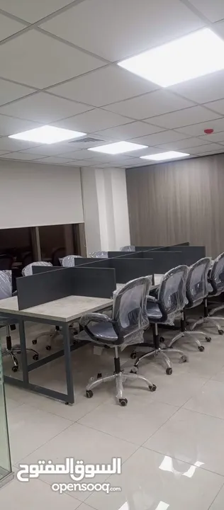 بارتيشن موظفين / ورك ستيشن رباعي  سداسي ثماني حسب الطلب من المصنع مباشرة