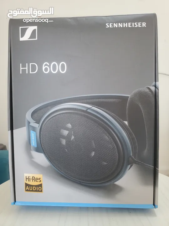 سماعات وامبليفاير Sennheiser HD 600 + Fiio K7 Dac & Amp