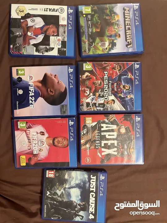 PS4 VIDEO GAMES (sold separately)