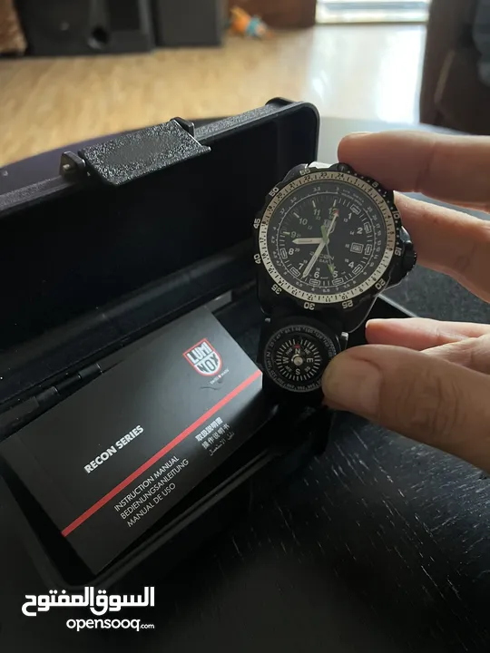 مع بوصله اصليه Luminox ساعه عسكريه حجم كبير 46 xl