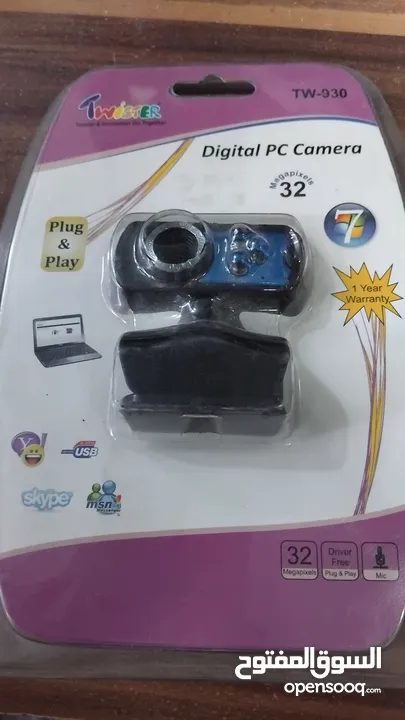 كاميرا ويب كام لأجهزة الكومبيوتر و اللابتوب TWISTER TW-930 WEBCAM FOR PC & LAPTOP