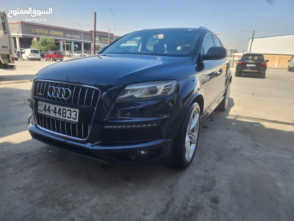 كاش أو اقساط من المالك مباشره Audi Q7 2011 Sline بحاله الشركه فحص كامل فى كامل