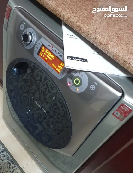 غساله مع حماصه نوع اريستون