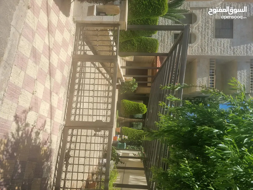 fully furnished ground floor with huge garden and terraces,,separate entrance ..