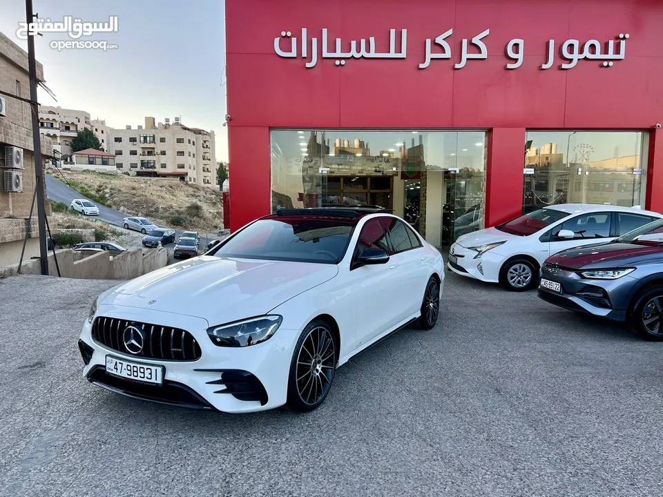 مرسيدس E200 AMG كت بانوراما نايت جنط 20 مميزة جدا وارد المانيا