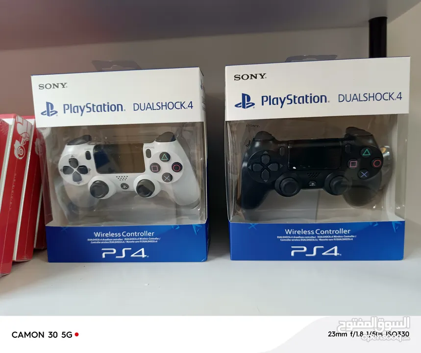 Ps4 Refurbished With Box and 2 Controller Copy A بلاستيشن مجددة مع مسكتين جداد جودة عالية