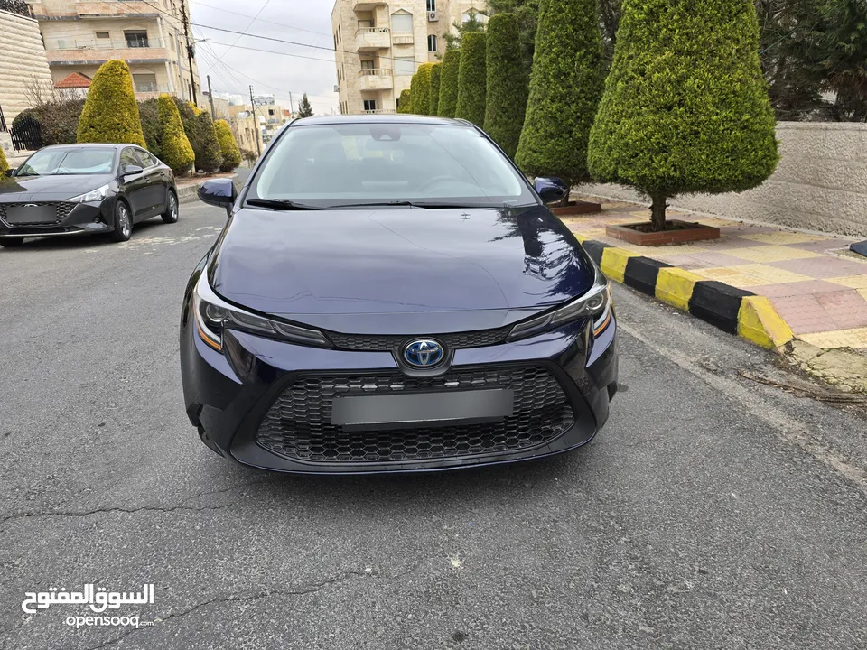 تويوتا كورولا 2021 ياباني بطارية ليثيوم قطعت مسافه 30 الف جمرك جديد بسعر مغري جدا