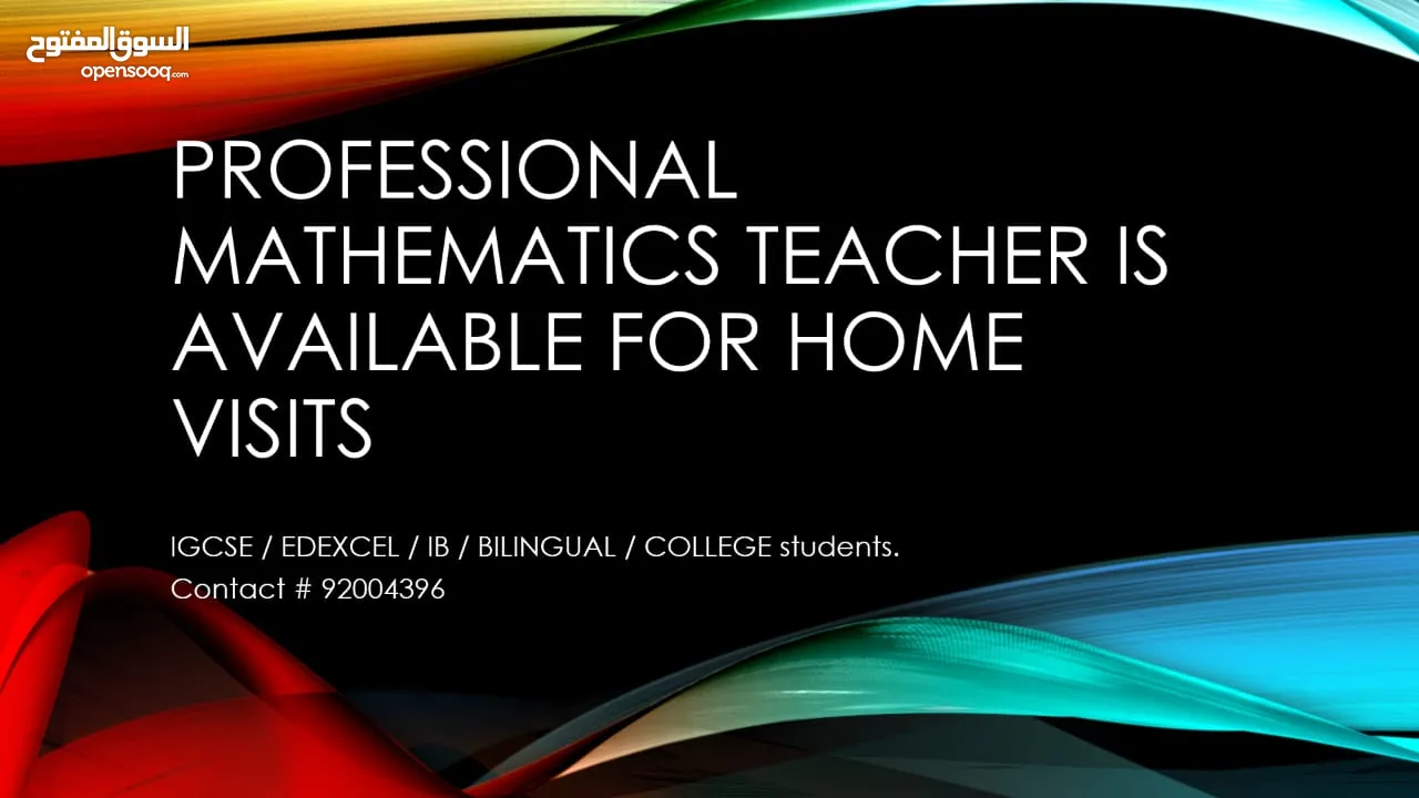 Professional mathematics teacher is doing home lessons