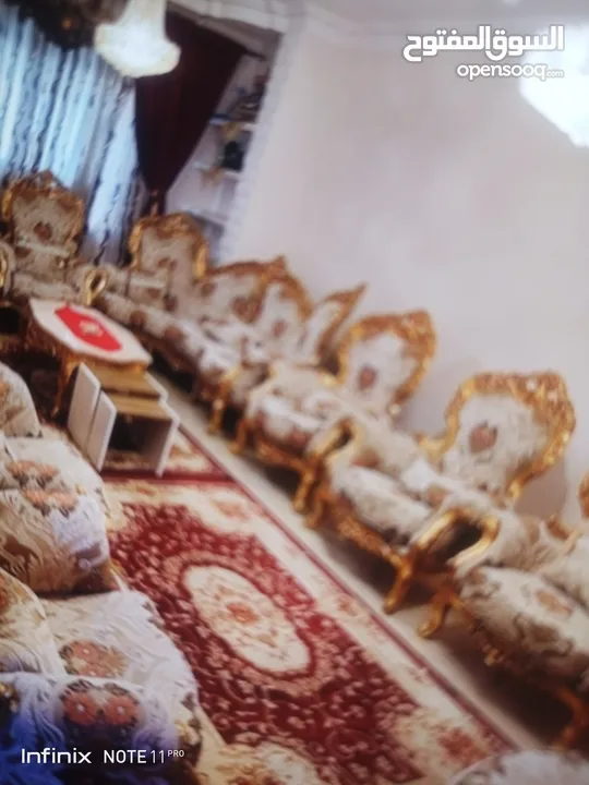طقم جلوس مصري انتيكا مذهب للبيع