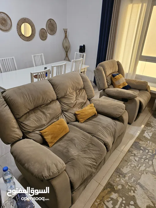 كنبة 2+1 recliner sofa 2+1
