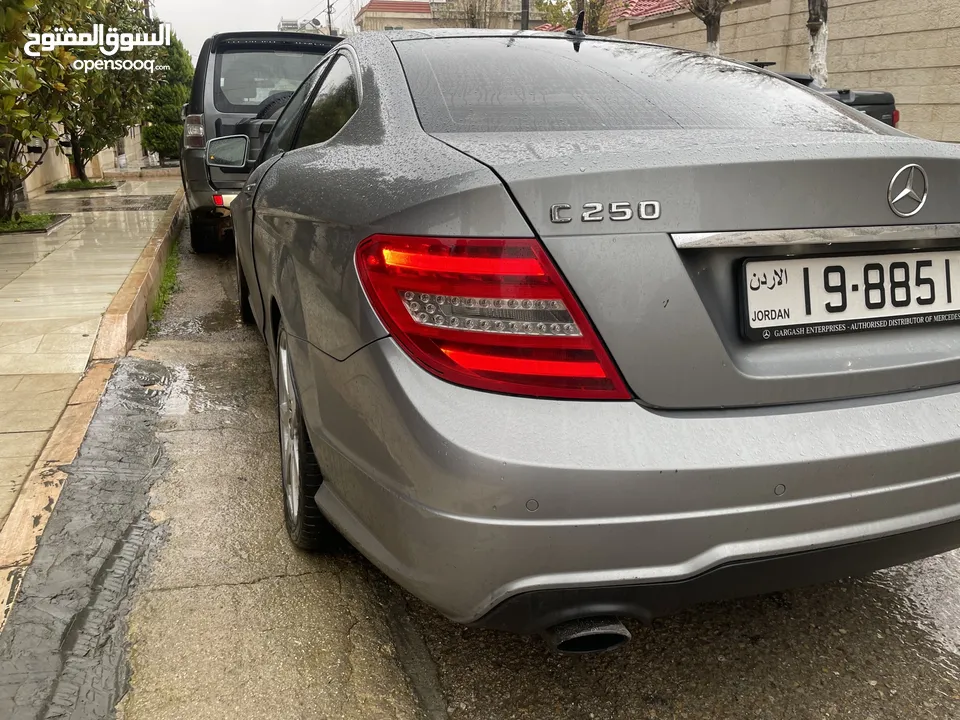 مرسيدس c250 صفر حوادث بحالة الشركة