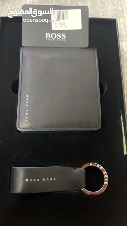 Hugo boss wallet and key ring