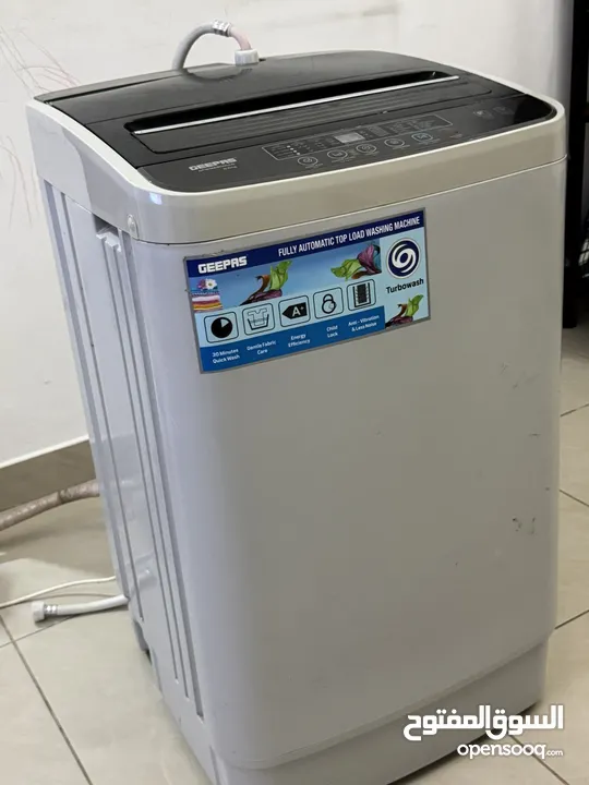 Geepas Fully Automatic Top Loaded Washing machine 6kg-It was used only a few times