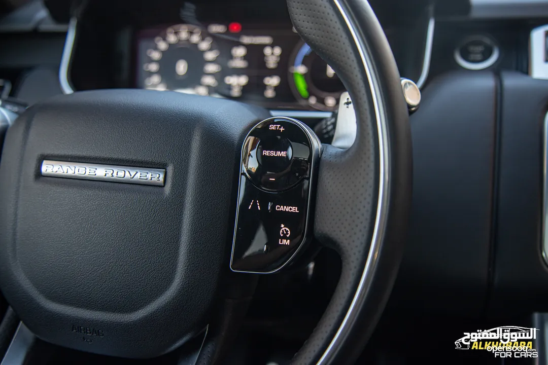 Range Rover Sport 2020 Hse Plug in hybrid black package   السيارة وارد و صيانة الشركة 49,000