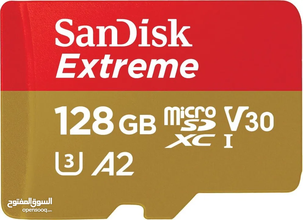 بطاقة ذاكره 128 جيجا سانديسك اكستريم اصليه SanDisk 256GB Extreme