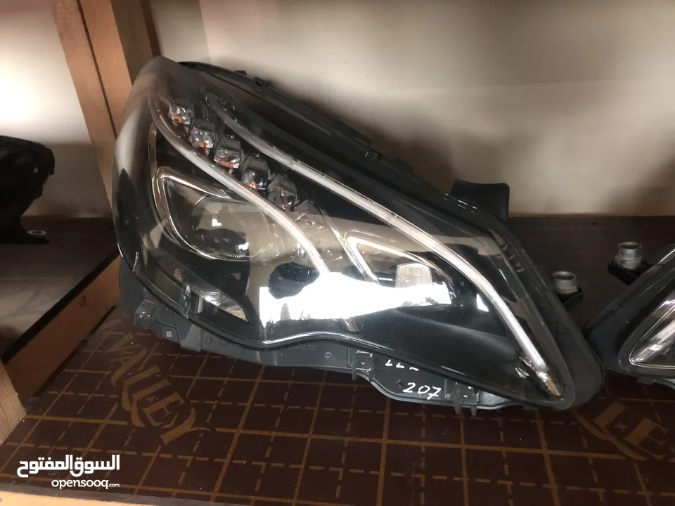 I have all the latest BMW and Mercedes lights. لدي جميع اضواء واجزاء بي ام دبليو ومرسيدس I have all