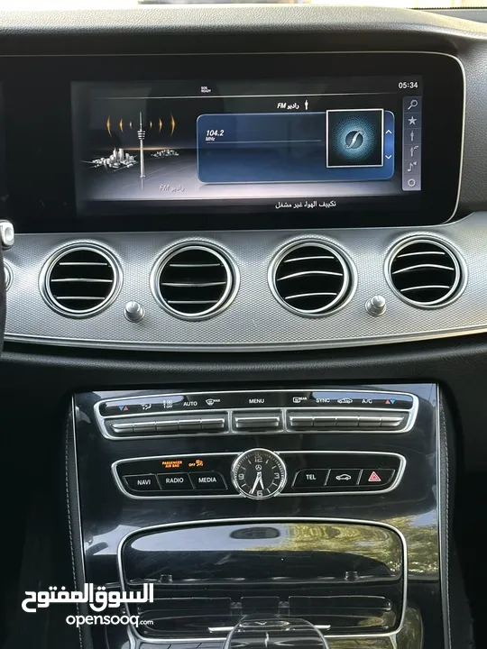 Mercedes E220D  بانوراما  موديل 2017 برخصة  دهان شركة  فل اضافات  امكانية البدل وارد  كرتونه سيارة
