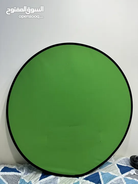 شاشه خضراء green screen بحجم كبير
