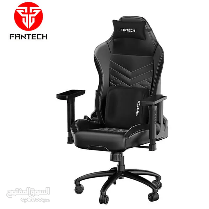 كرسي فانتيك جلد جديد FANTECH LEDARE GC192 GAMING CHAIR - BLACK