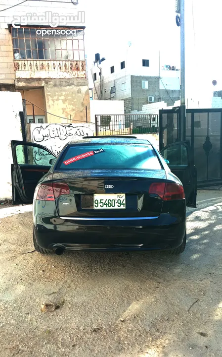 اودي a4 اتماتيك فل اس لاين مع فتحة 2009 ترخيص 2008