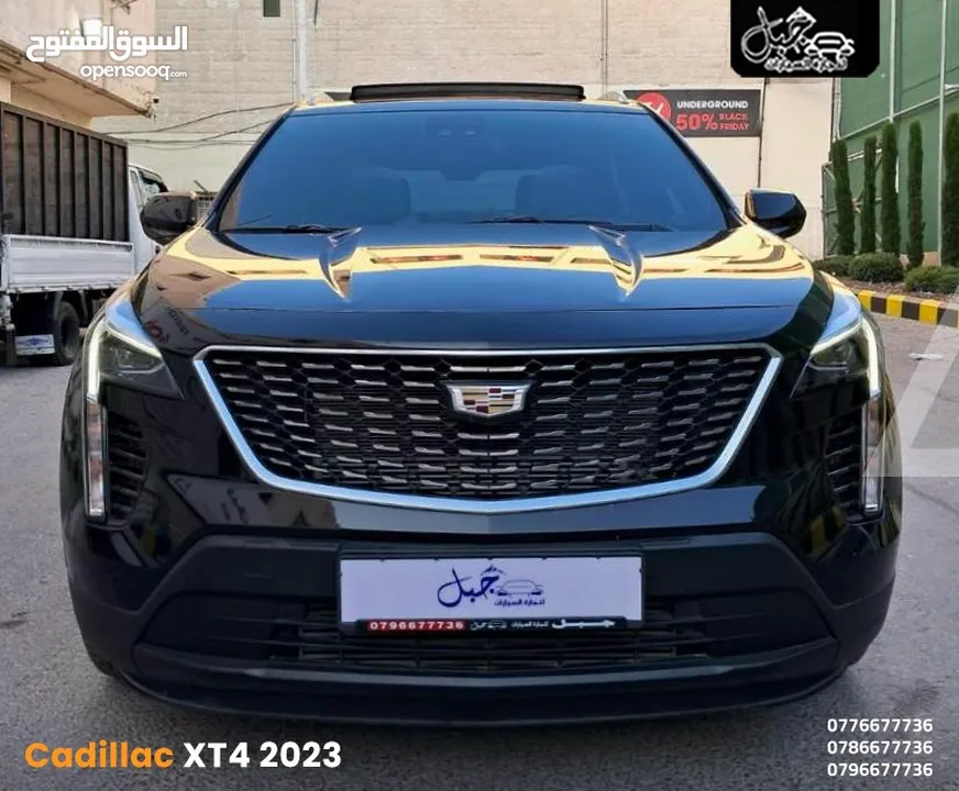 كاديلاك XT4 2023 اعلى صنف فحص كفالة الشركه كاش أو أقساط