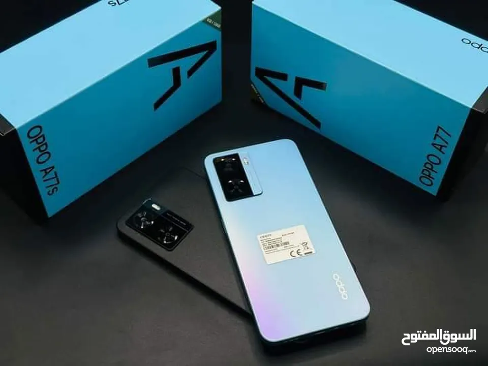 مستعمل ايام Oppo A77 رام 8 جيجا 128 أغراضة والكرتونه الأصلية متوفر توصيل