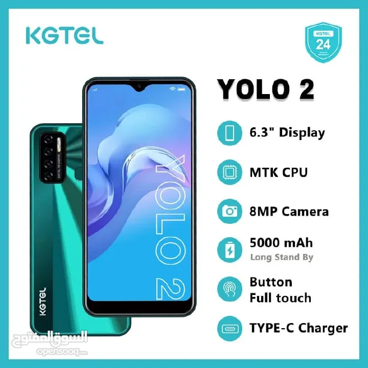 KGTEL YOLO 2 ( 32GB ) / RAM 3 NEW /// كاجيتيل يولو ذاكرة 32 رام 3 الجديد