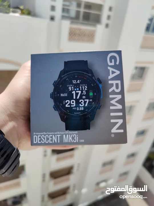 Garmin Descent Mk3i diving smartwatch ساعة جرمن للغوص امكي 3