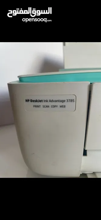 للبيع طابعة HP DeskJet Ink Advantage 3785 – طابعة ذكية، صغيرة، ومثالية لكل استخدام!