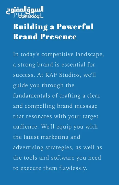 Kaf studios for business starting and scaling.